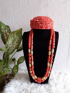 Original Coral Beads with Coral Bead Hat for Men – Tayo Fashion