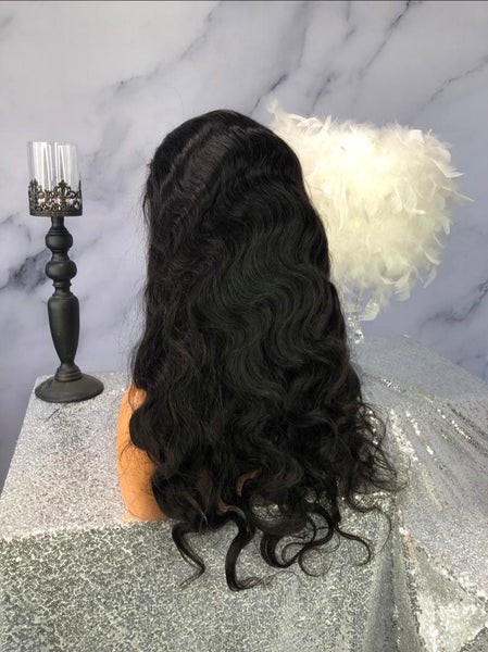 Natural Black Frontal wig Kiisha
