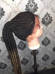 Two tone suku braided wig